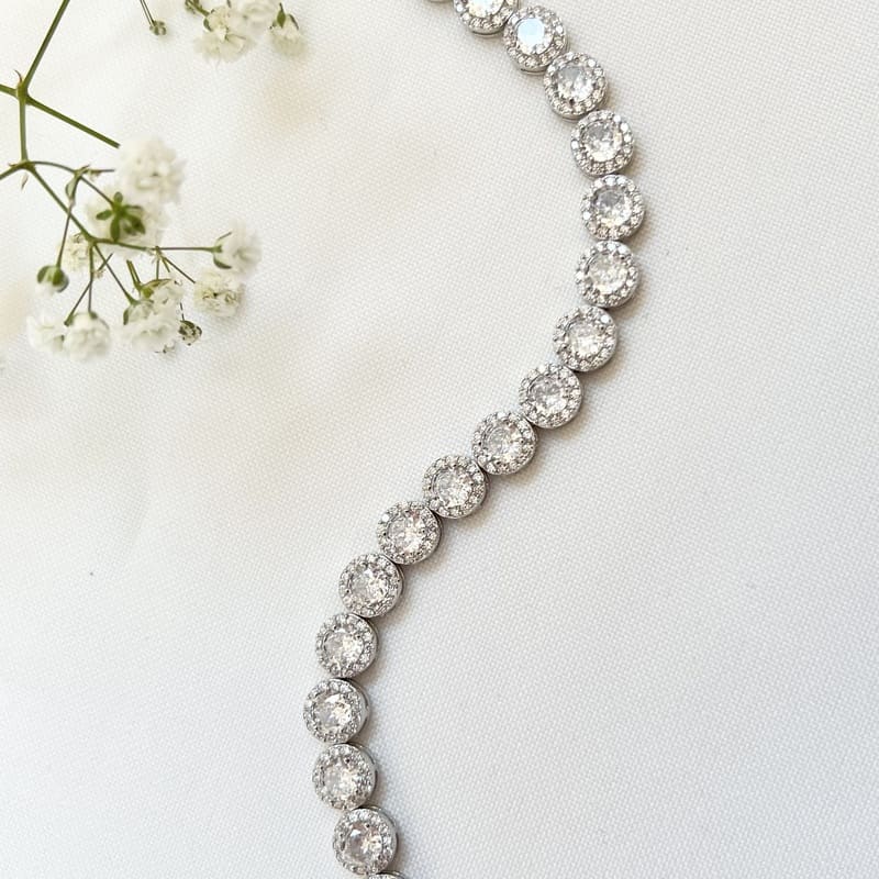 צמיד כסף לאישה עיגולים 2