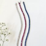 צמידי כסף לאישה טניס שיבוץ זרקונים