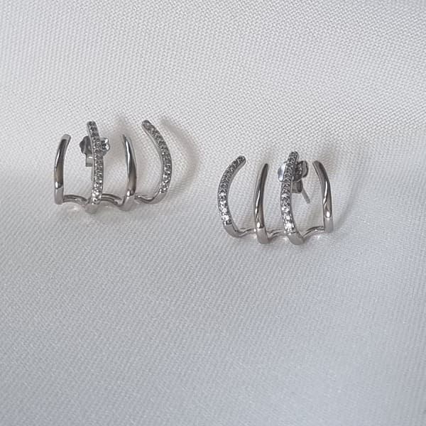 עגיל כסף מטפס 2 1