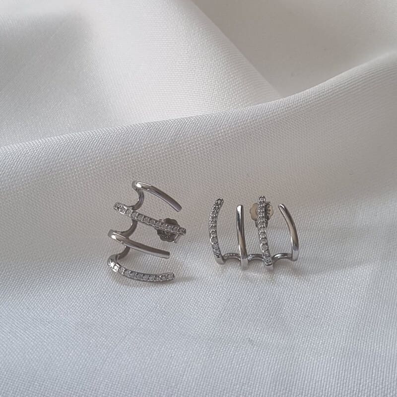 עגיל כסף מטפס 4