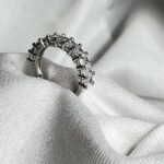 טבעת כסף פס 1