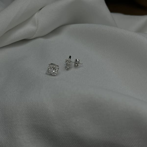 עגילים כסף כוכב 4