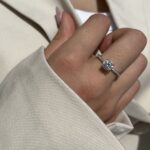 טבעת כסף סוליטר