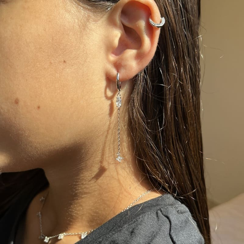 עגיל נופל טיפה 3