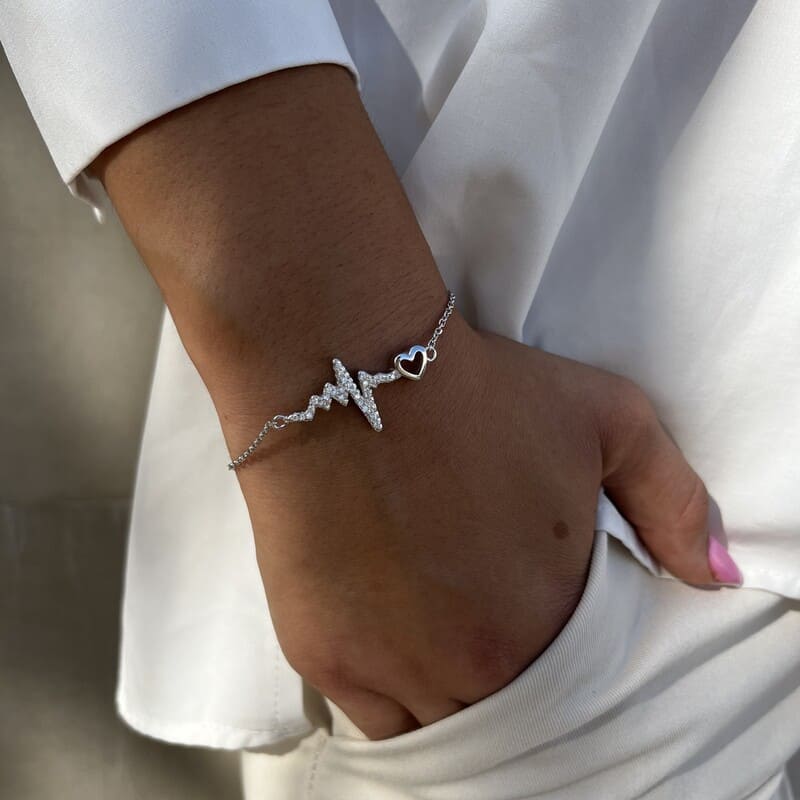 צמיד כסף דופק