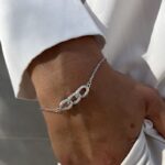 צמיד כסף לולאות