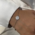 צמיד כסף עיגול