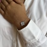 צמיד כסף תלתן