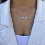 שרשרת כסף כנפיים