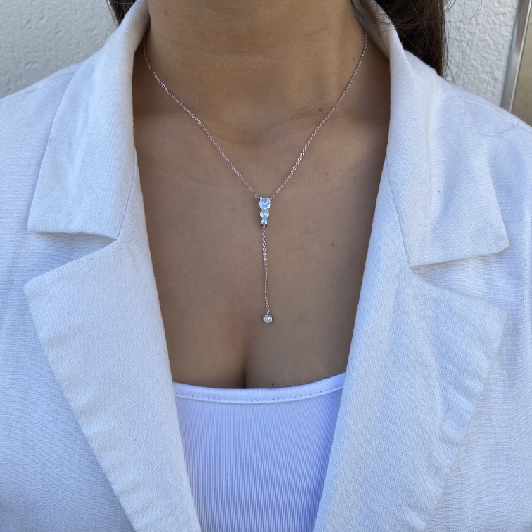 שרשרת כסף עניבה 1