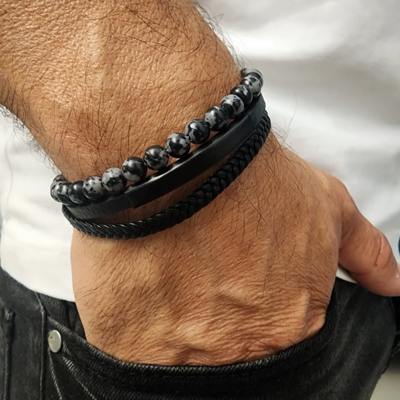 Leather Men Bracelet (2)