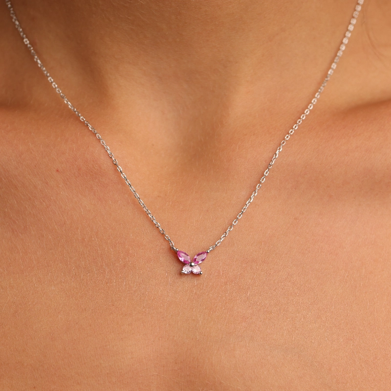 1046 2(5)silver Necklaces