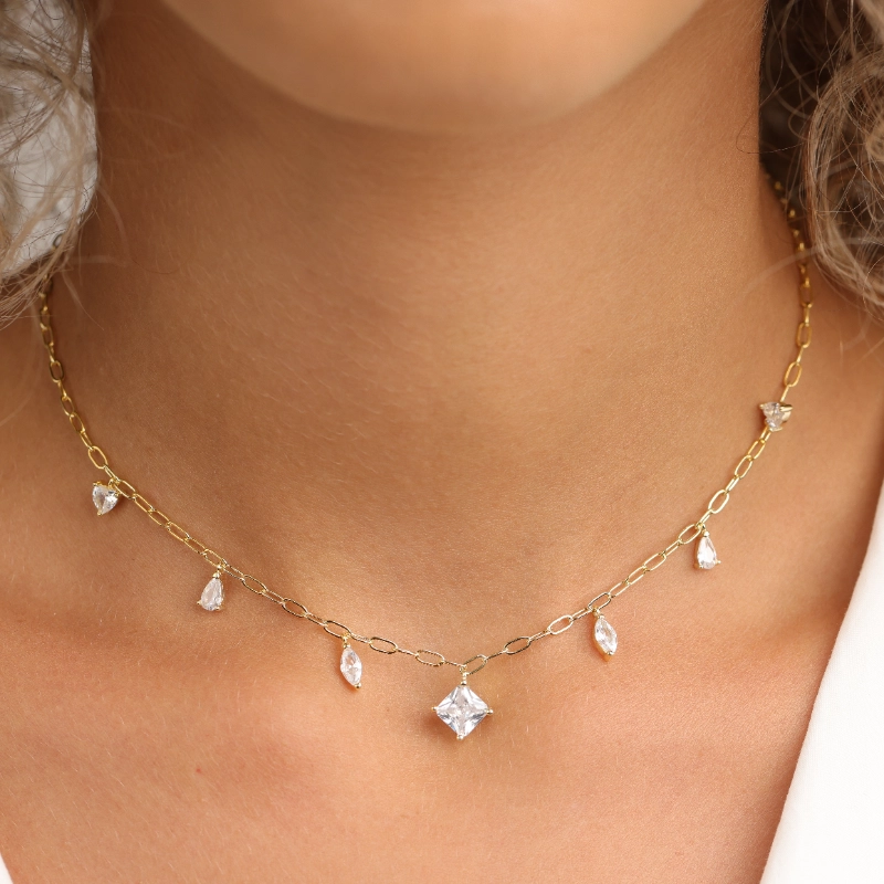 1126 2(1)silver Necklaces
