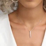 1130(2)silver Necklaces