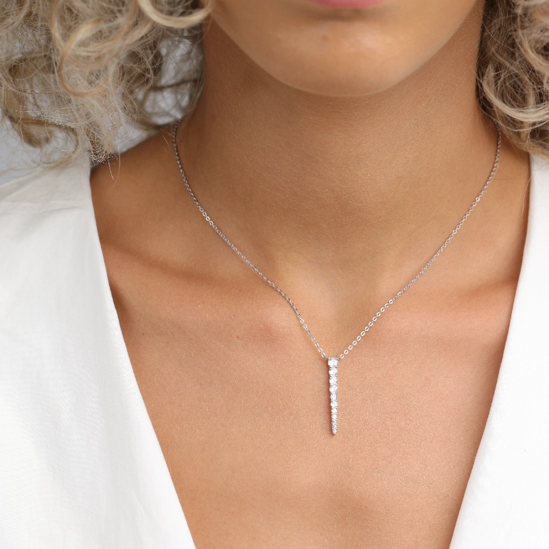 1130(3)silver Necklaces