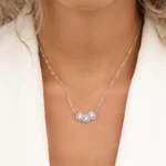1134(4)silver Necklaces