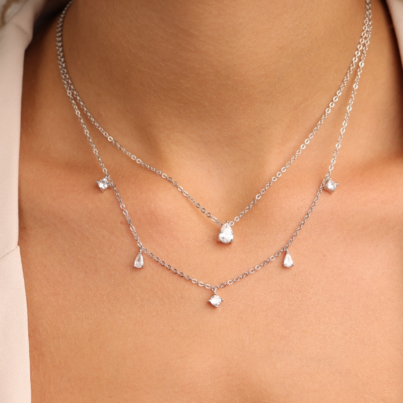 1152 1(1)silver Necklaces