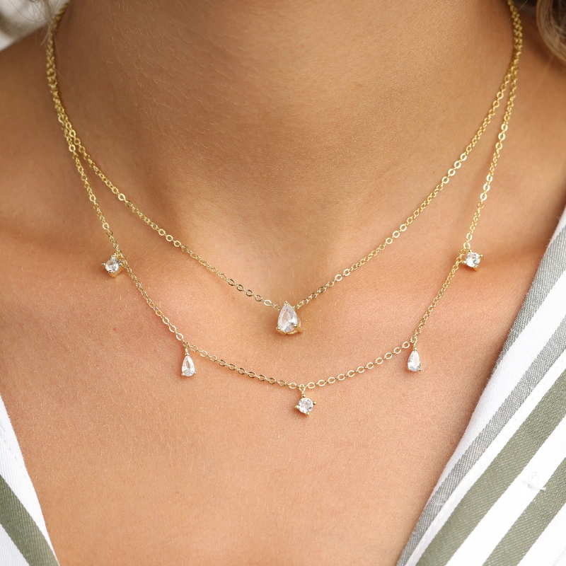 1152 2silver Necklaces