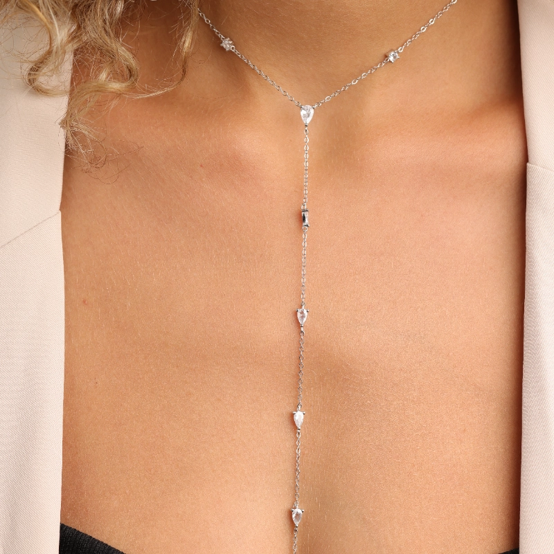 1154(1)silver Necklaces