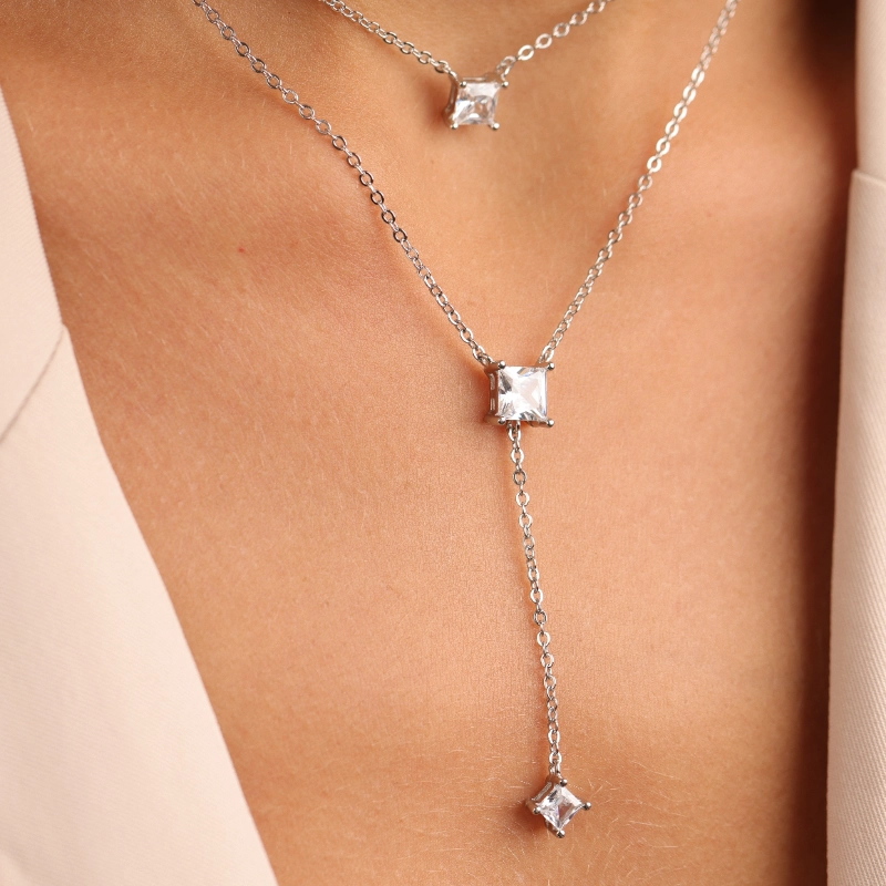 1160(3)silver Necklaces