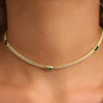 1166(2)silver Necklaces