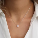 1173(2)silver Necklaces