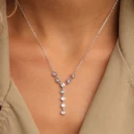1186(5)silver Necklaces