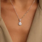 1193(2)silver Necklaces