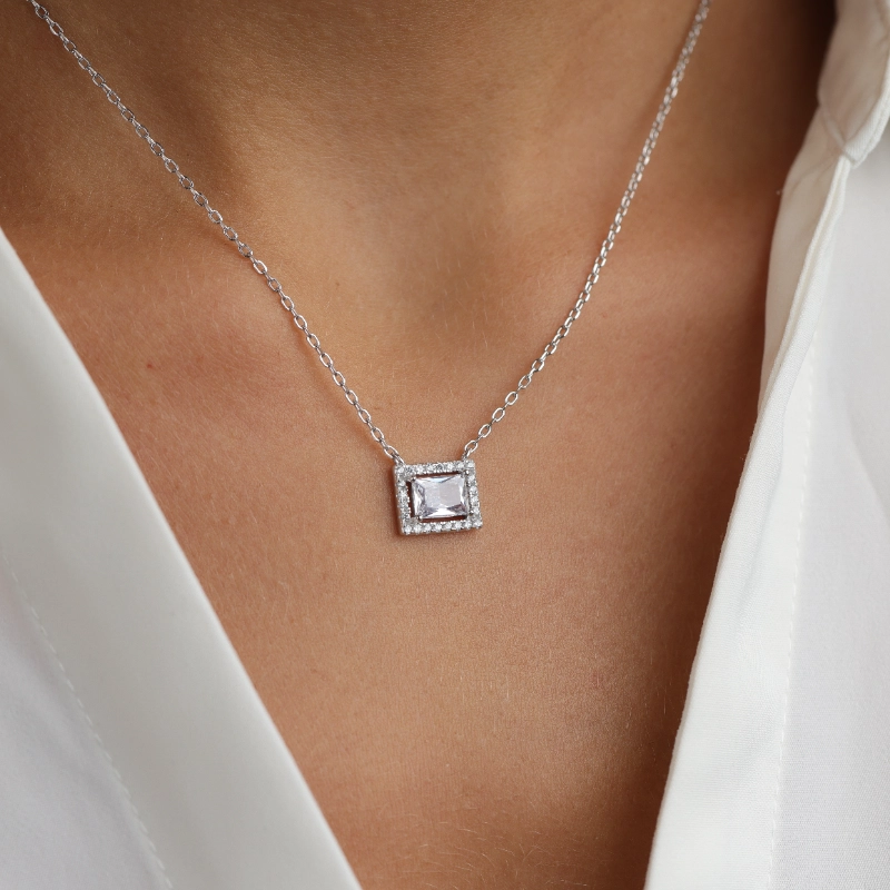 1196(3)silver Necklaces