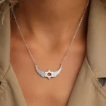 1199(2)silver Necklaces