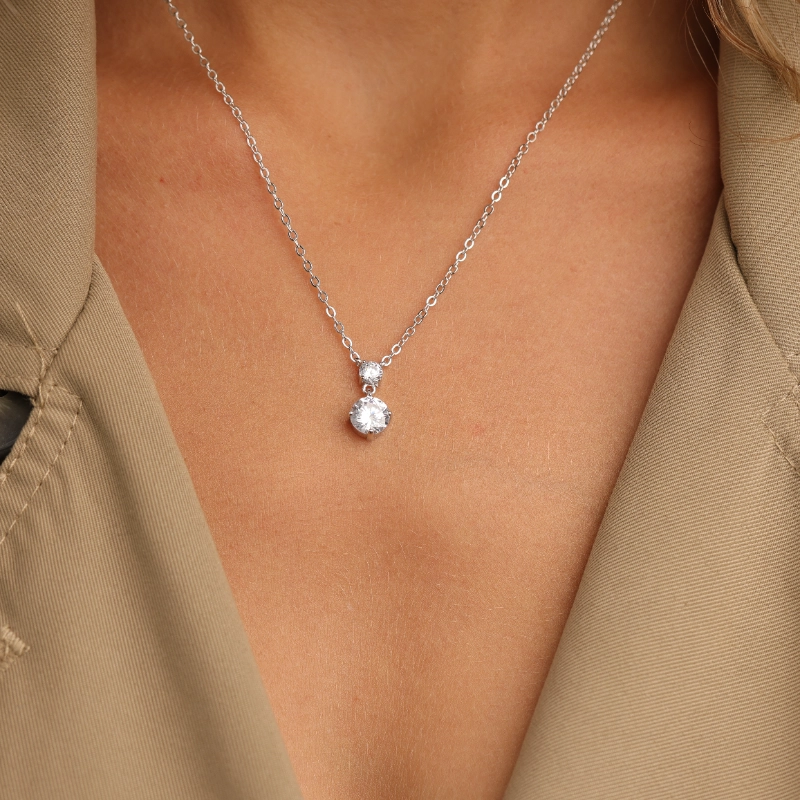 1200(4)silver Necklaces