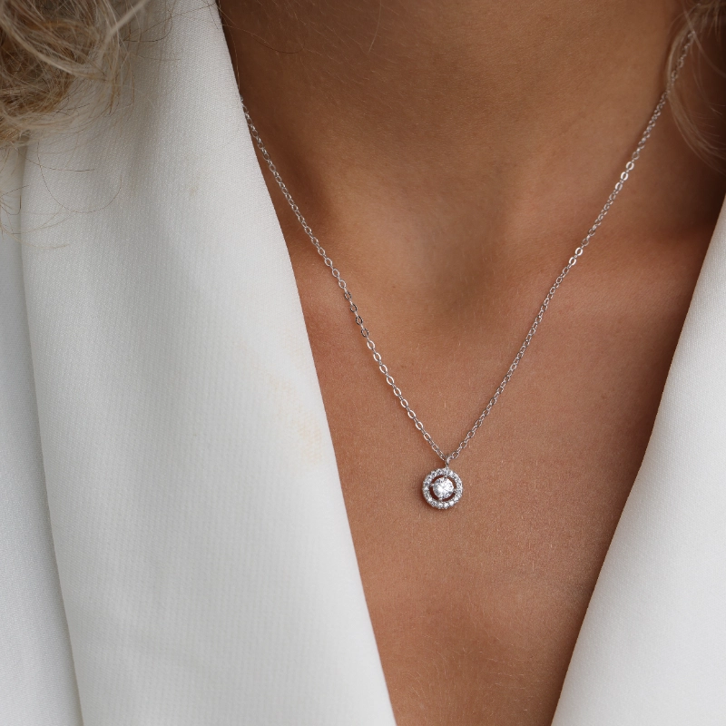 1201(1)silver Necklaces