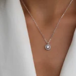 1201(2)silver Necklaces