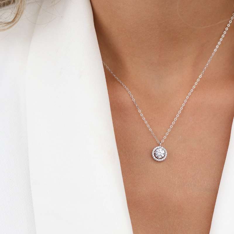 1202(1)silver Necklaces